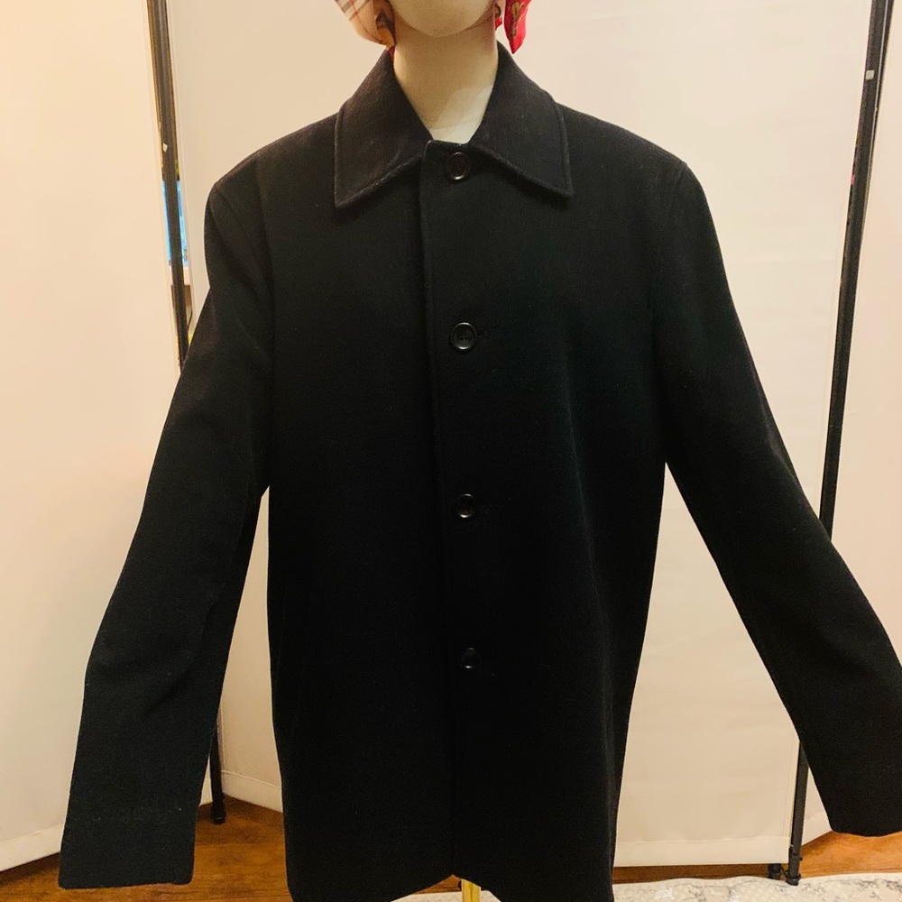 MV, Black Wool Coat, MACY’s